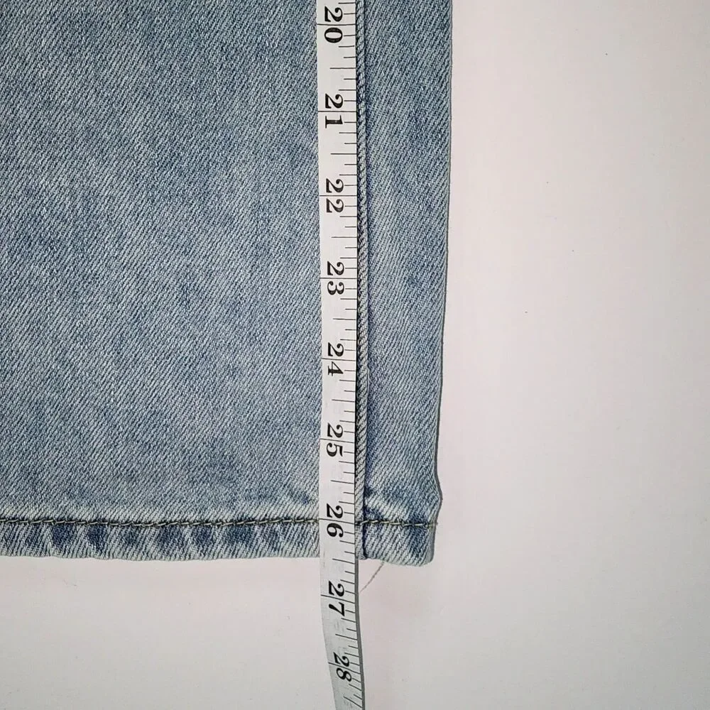 Women's Extra Wide Leg High Rise Front Pleated Jeans - Picture 7 of 12